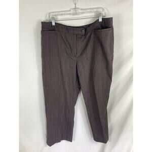 Worthington Works Stretch Separates Brown Dress Pants Size 18
